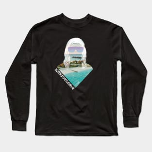 INTERDIMENSIONAL Summer Vibes #3 Dark Colors Long Sleeve T-Shirt